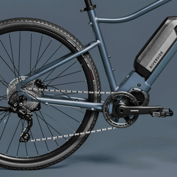 Vélo Tout Chemin électrique RIVERSIDE 540 E BLEU