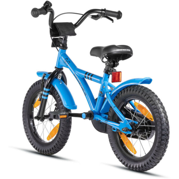 Vélo 14" enfant 3-5 ans avec roues stabilisateurs et rétropédalage