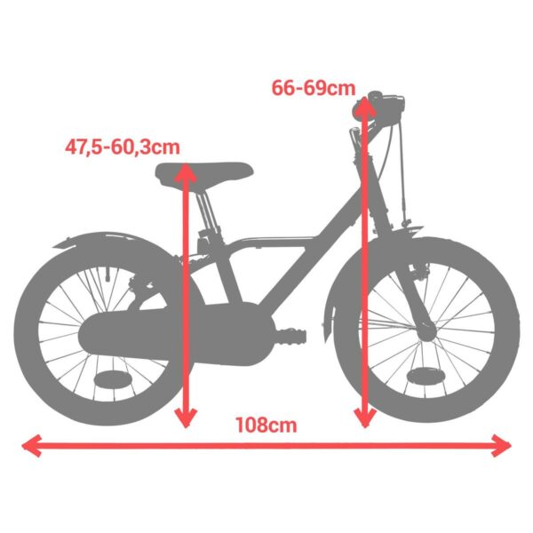 Vélo 16" 4-6 ANS 900 ALU