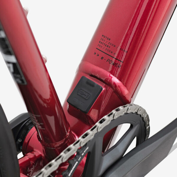 Vélo de route à assistance électrique - E-EDR AF SRAM APEX AXS 1x12 rouge