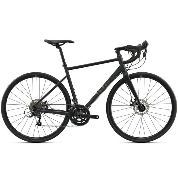 Vélo route CYCLOTOURISTE RC500 MICROSHIFT 9V GRIS
