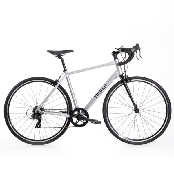 Vélo de route homme CYCLOTOURISME RC100 GRIS