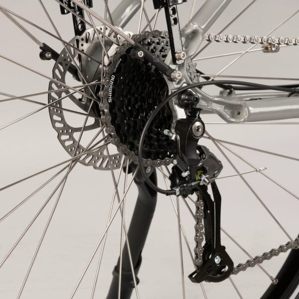 Vélo tout chemin électrique NEOMOUV RAIPON 2  Gris