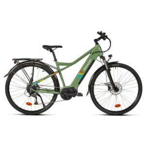 Vélo tout chemin électrique NEOMOUV RAIPON 2 High Frame Kaki