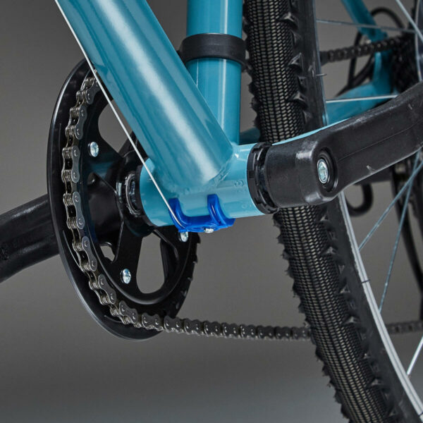 Vélo Tout Chemin RIVERSIDE 120 BLEU PETROL NOIR