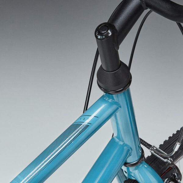 Vélo Tout Chemin RIVERSIDE 120 BLEU PETROL NOIR