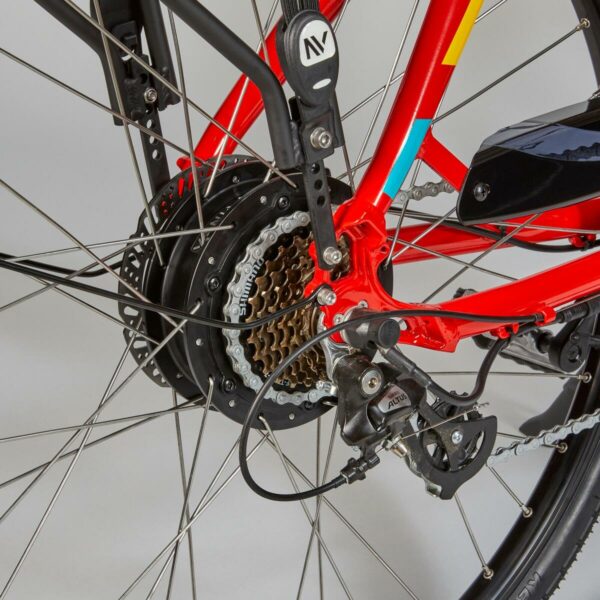 Vélo ville électrique NEOMOUV Sinapia Hydraulique Rouge