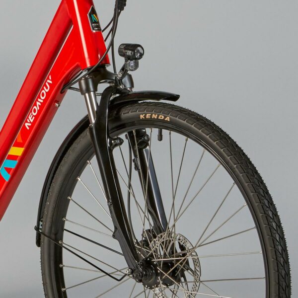 Vélo ville électrique NEOMOUV Sinapia Hydraulique Rouge