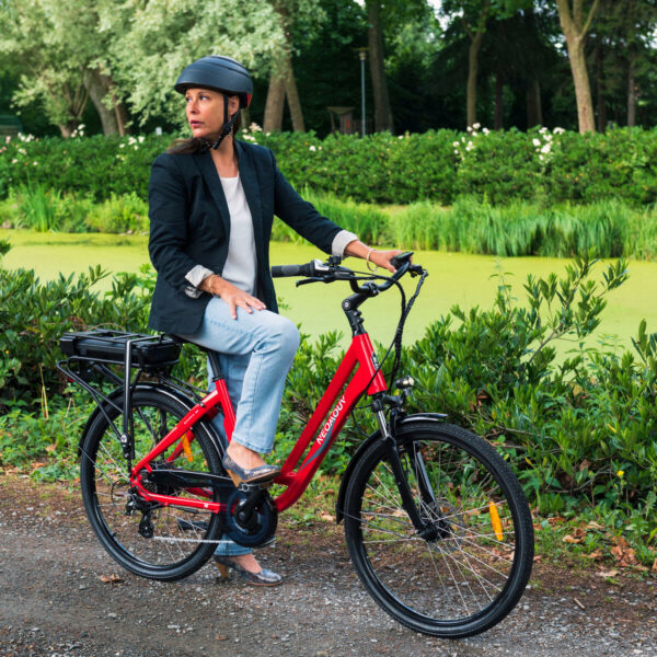 Vélo ville électrique NEOMOUV Sinapia Hydraulique Turquoise