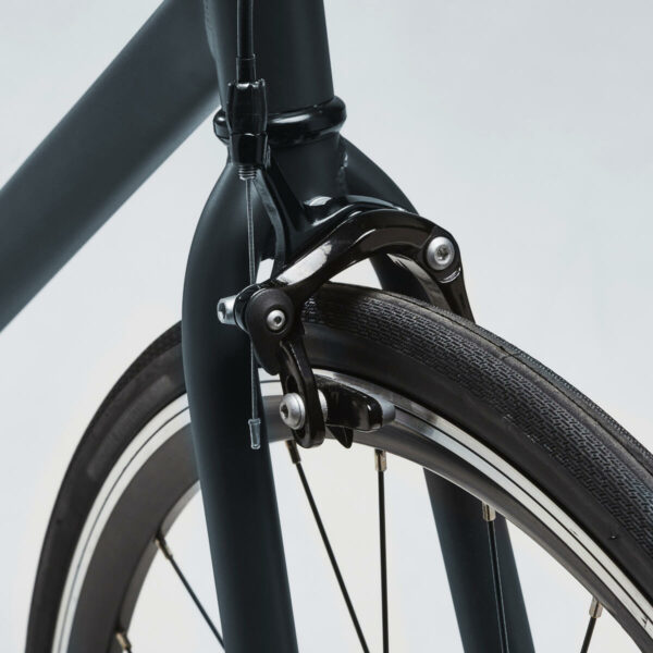 Vélo Ville SINGLE SPEED 500 GRIS Carbone