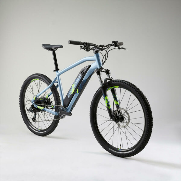 Vélo VTT électrique semi-rigide 27'5" E-ST 100 BLEU