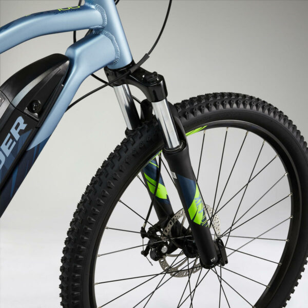 Vélo VTT électrique semi-rigide 27'5" E-ST 100 BLEU