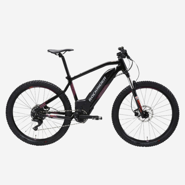 Vélo VTT électrique semi-rigide 27,5" E-ST520 Noir Violet