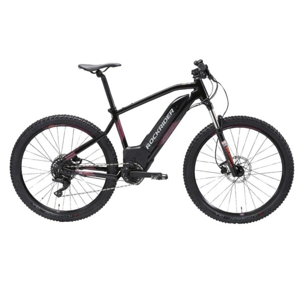 Vélo VTT électrique semi-rigide 27,5" E-ST520 Noir Violet
