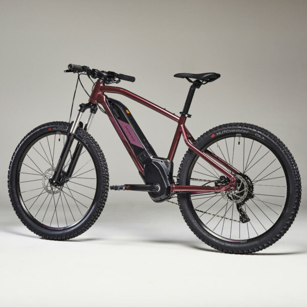 vélo VTT électrique semi-rigide 27,5" femme E-ST 500 prune