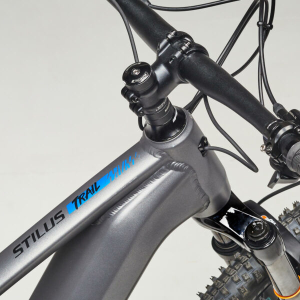 Vélo VTT ELECTRIQUE tout suspendu 29" STILUS E-TRAIL Gris